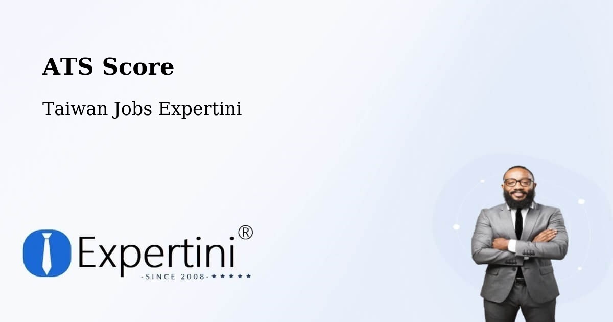 Resume ATS Score & Job Description Match Tool – Miaoli - Taiwan Jobs Expertini